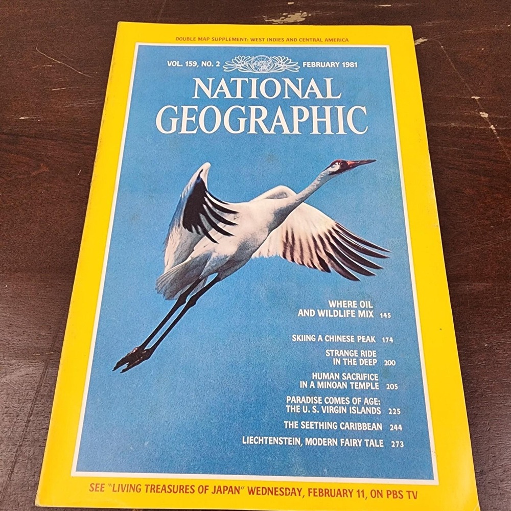 National Geographic Magazine February 1981 No Insert